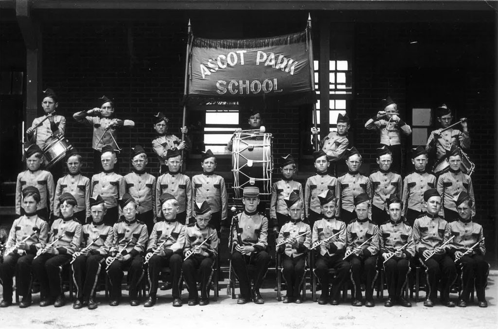 An Ascot Park School class photograph from the school's early years